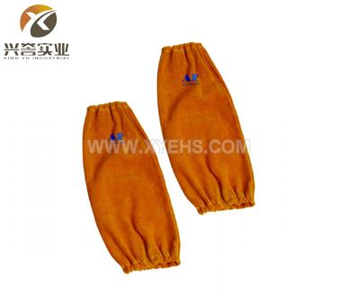 AP9116金黃色全皮焊接袖套